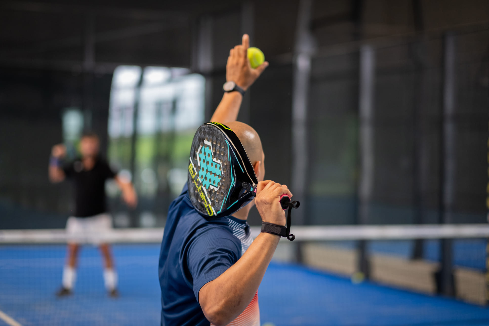 clase de padel con entrenador particular
